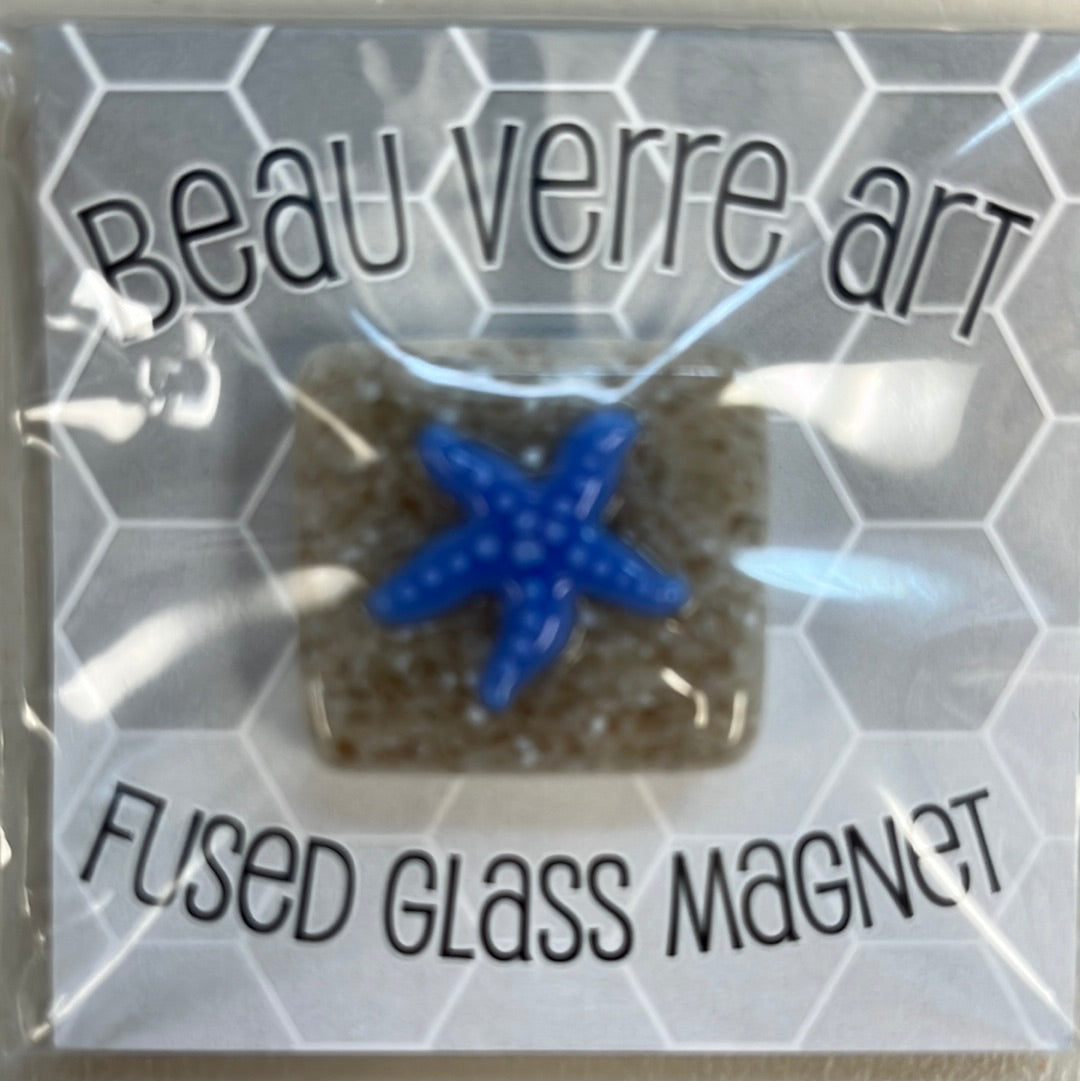 Starfish Fused Glass Needleminder