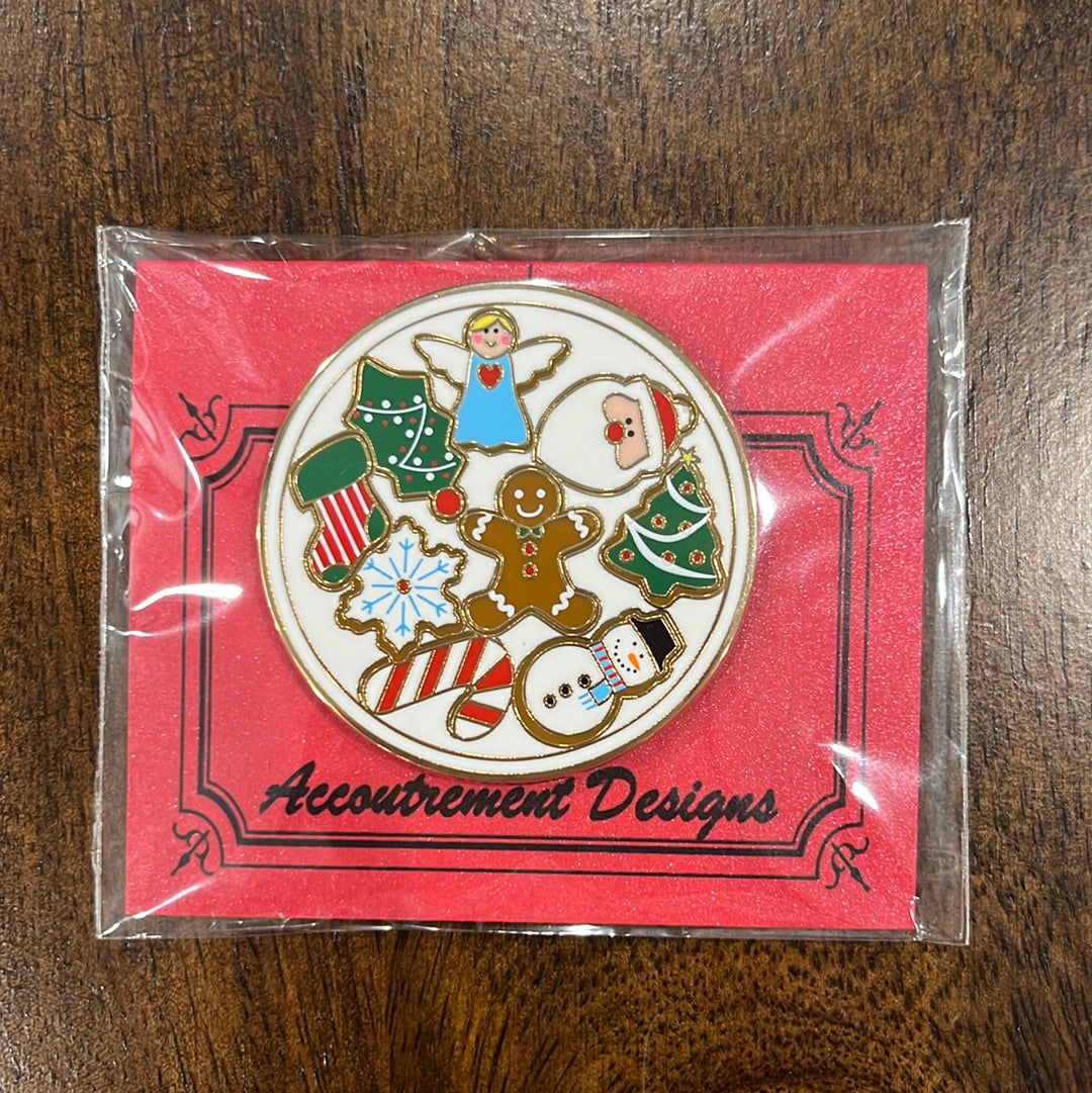 Christmas Cookie Plate Needleminder Mag Friend