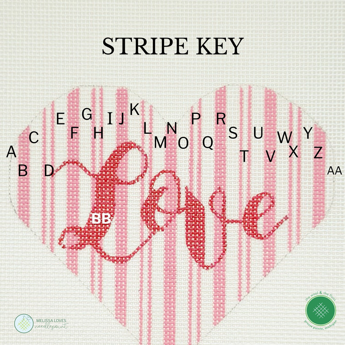 Thread & Stripe Key - Start here! 💘