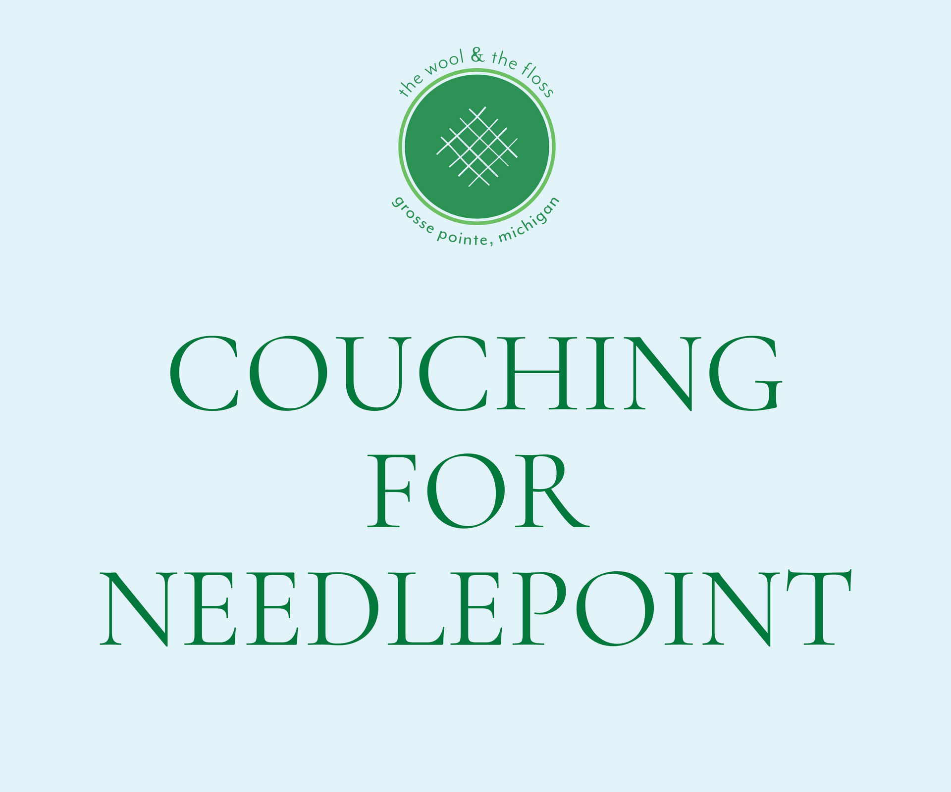 How to: Couching for needlepoint