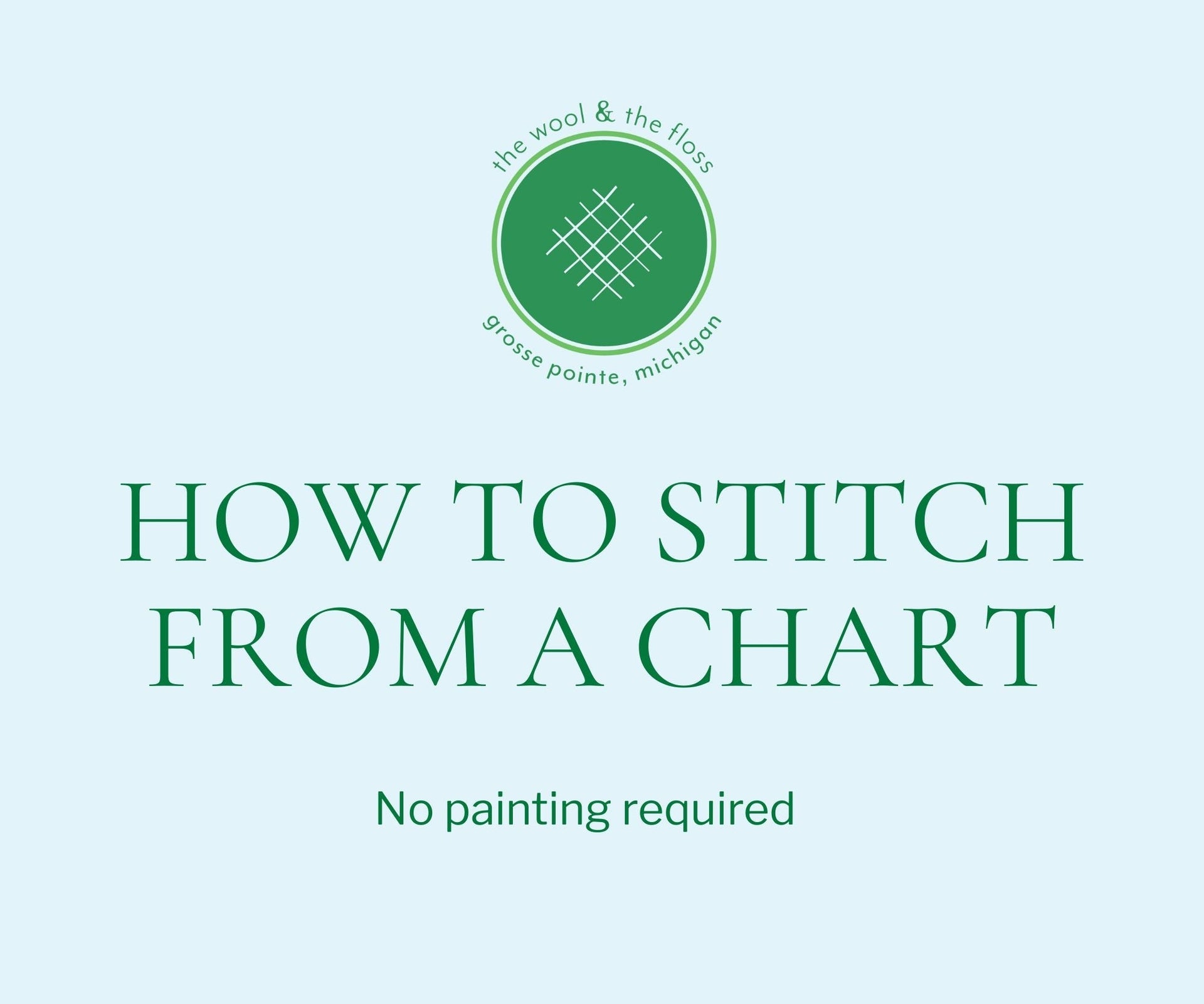 How to Stitch Needlepoint Projects from a Chart : How to Charts for Charity