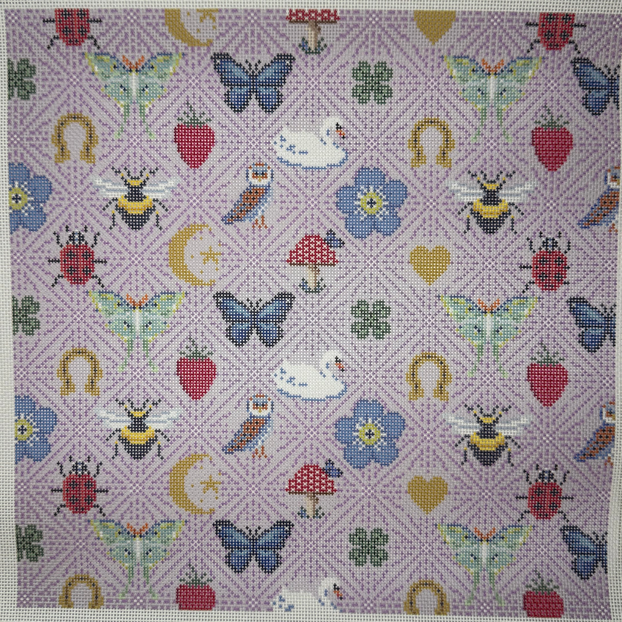 TA4154 Folklore Pillow Lilac - MKT