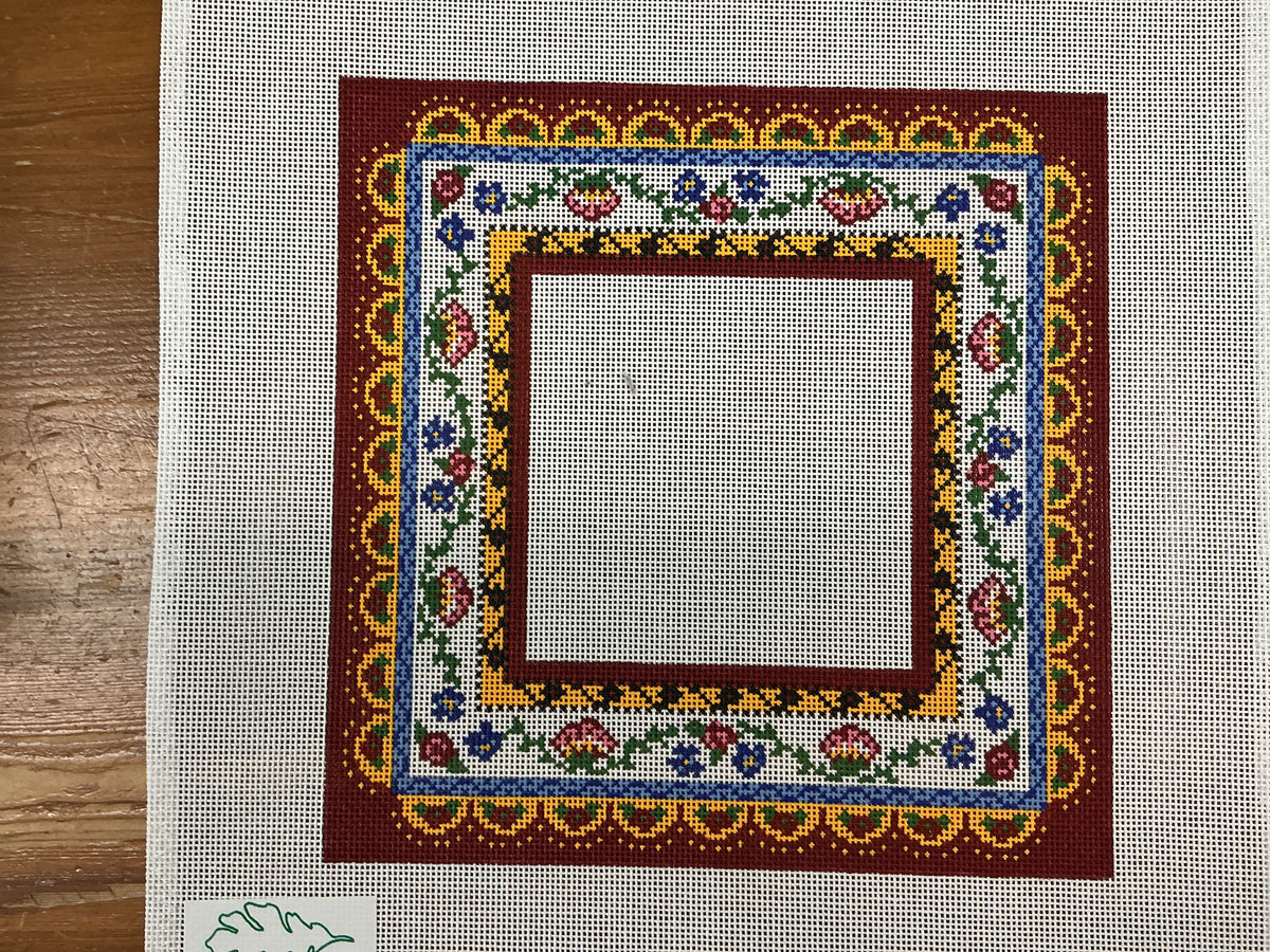 LR 349 RED FLOWER FRAME - TS