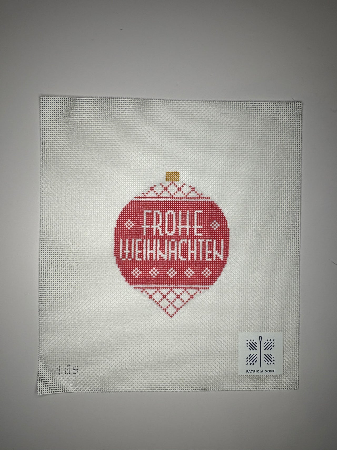 German Merry Christmas Red/ White