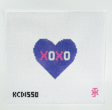 KCD1550 xoxo on purple - TS