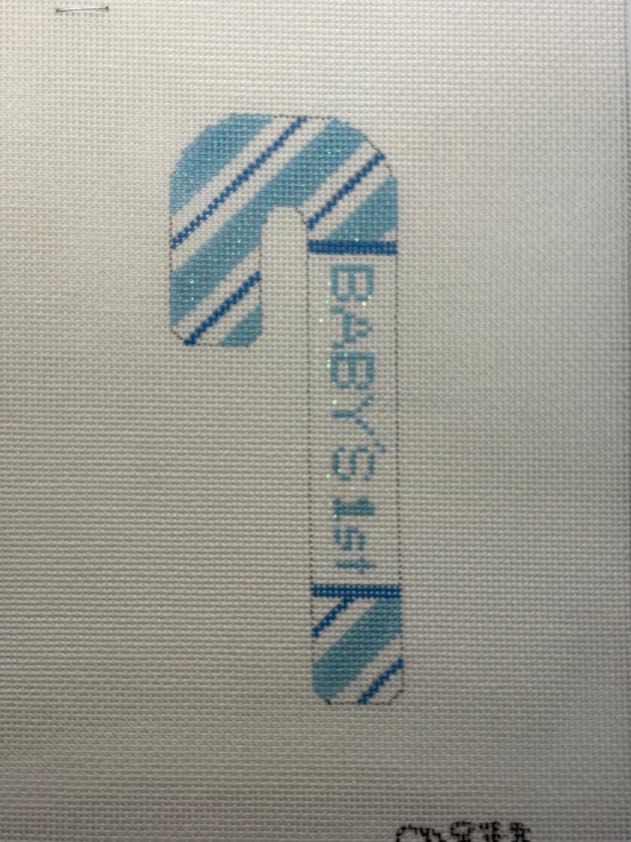 CD878 Baby's First Candy Cane - Blue - MKT3