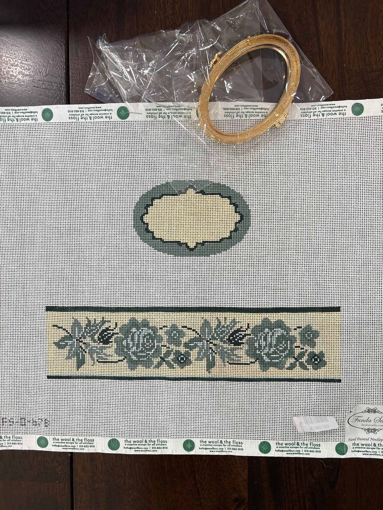 FS-O-67B Chinoiserie Oval Box, Limoge Box