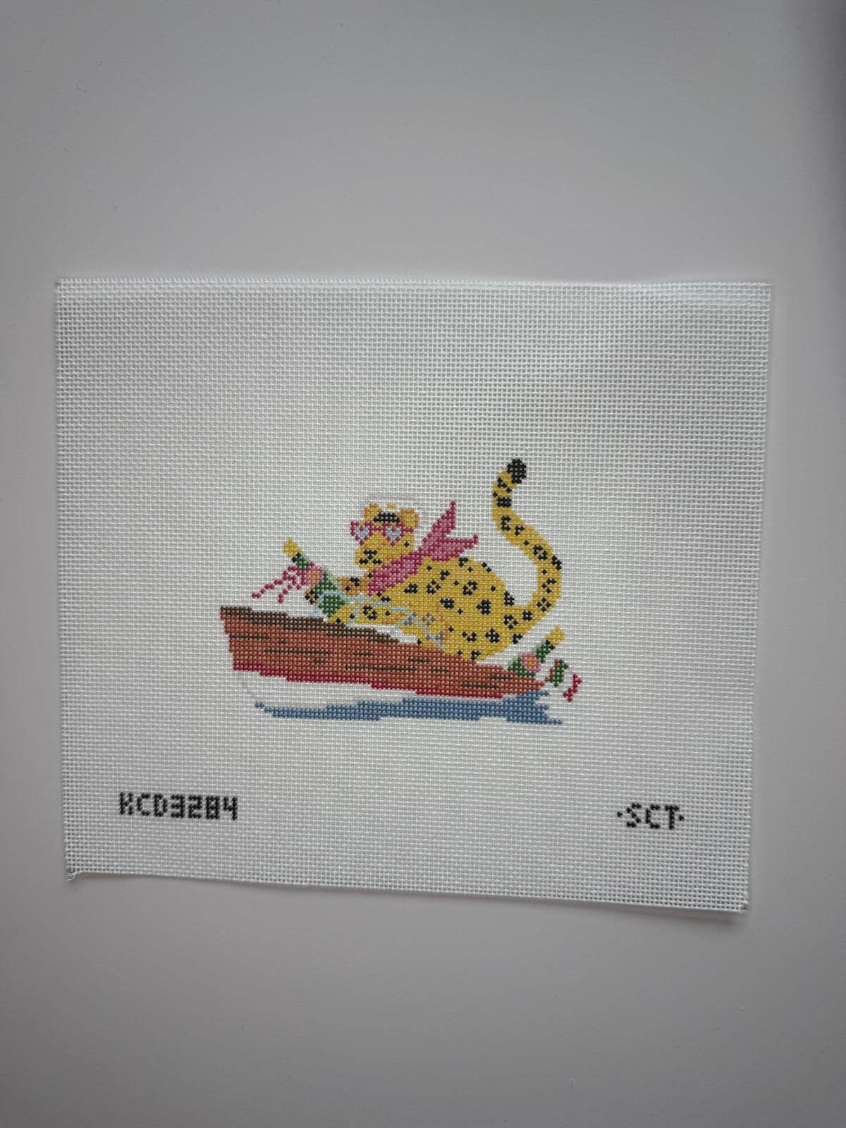 KCD3284 Dolce Vita Wooden Boat Club Leopard - MKT