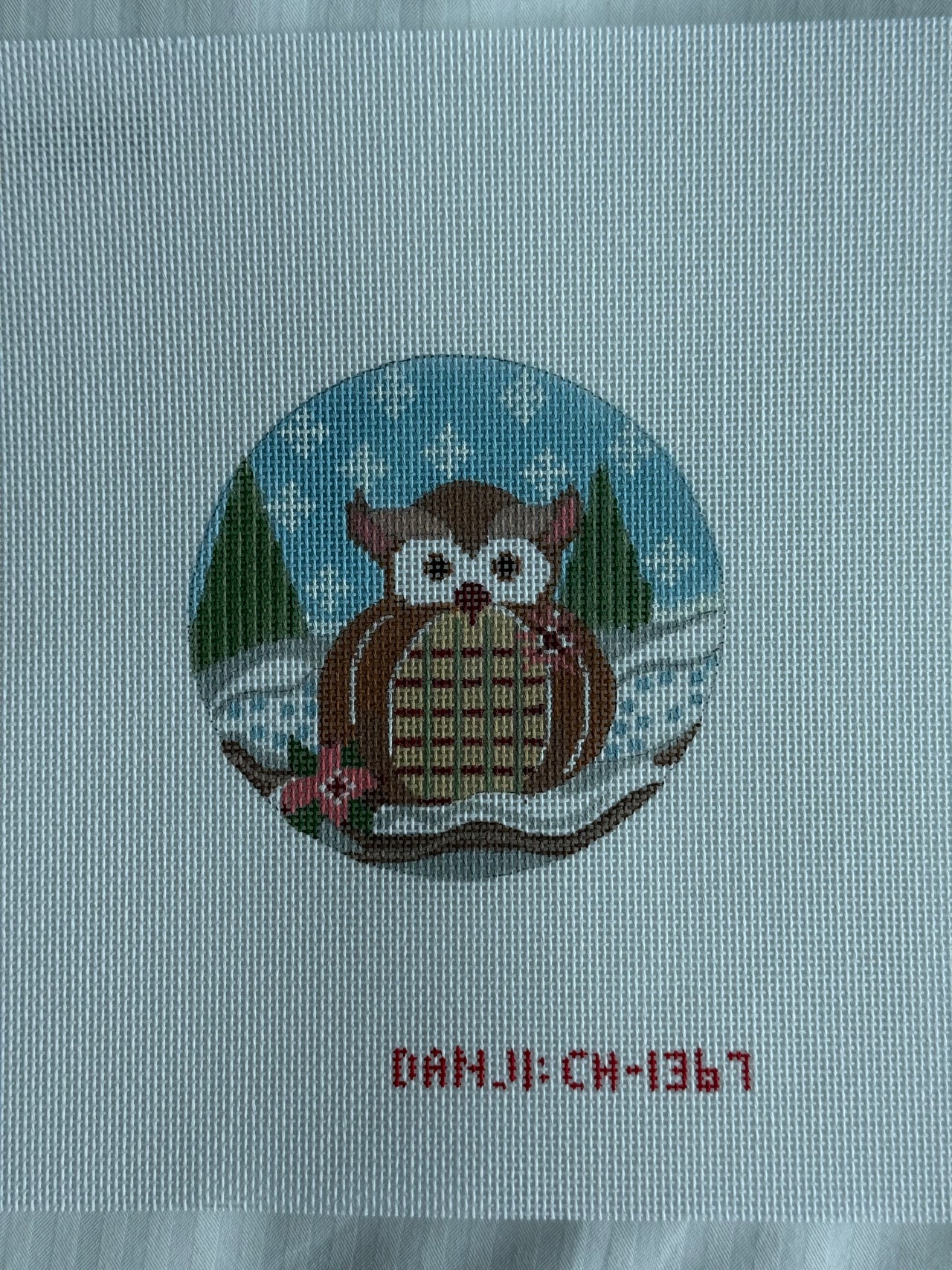 Woodland Creatures Round- Owl CH-1367 - MKT