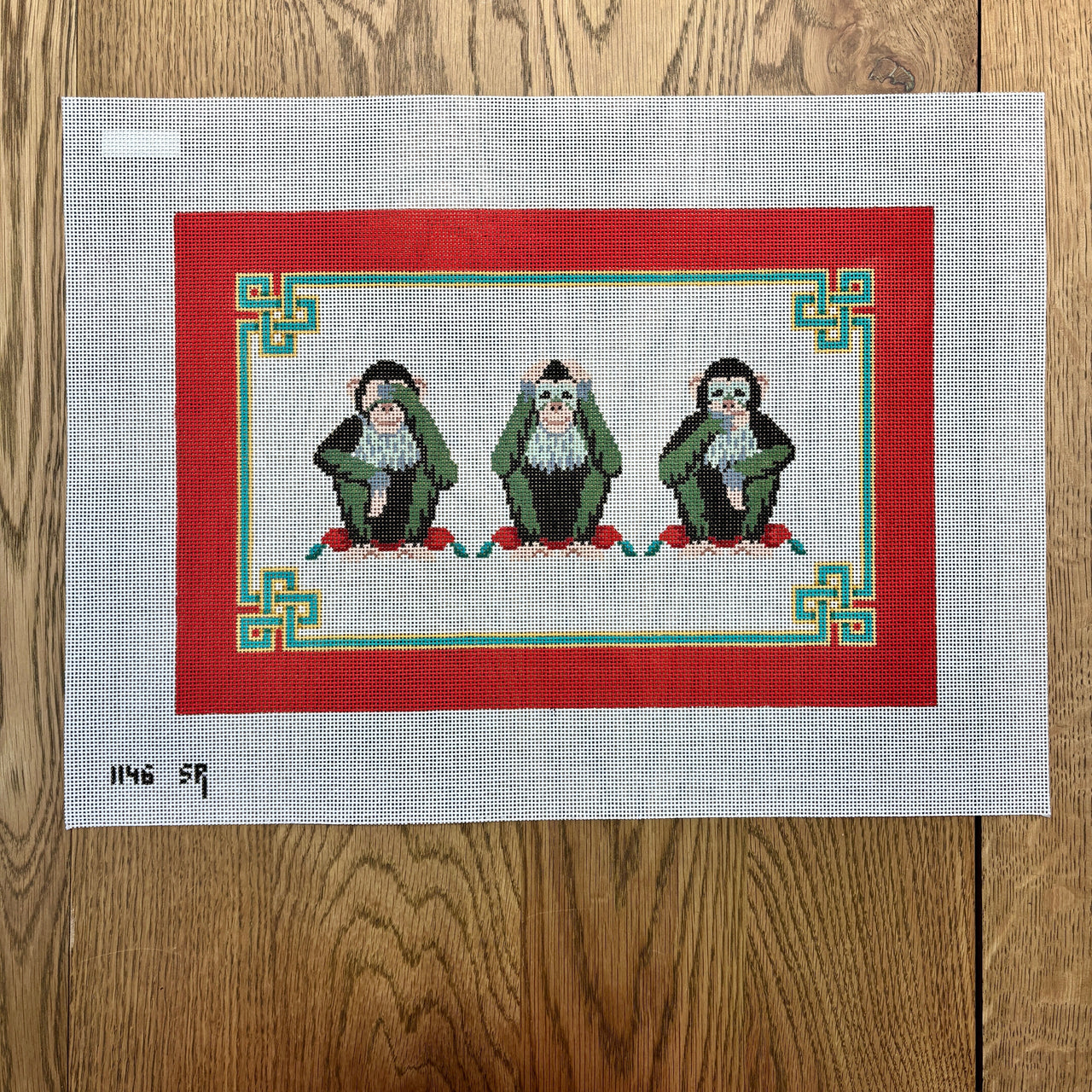 SR1146 Hear, See, Speak No Evil - Red - TS