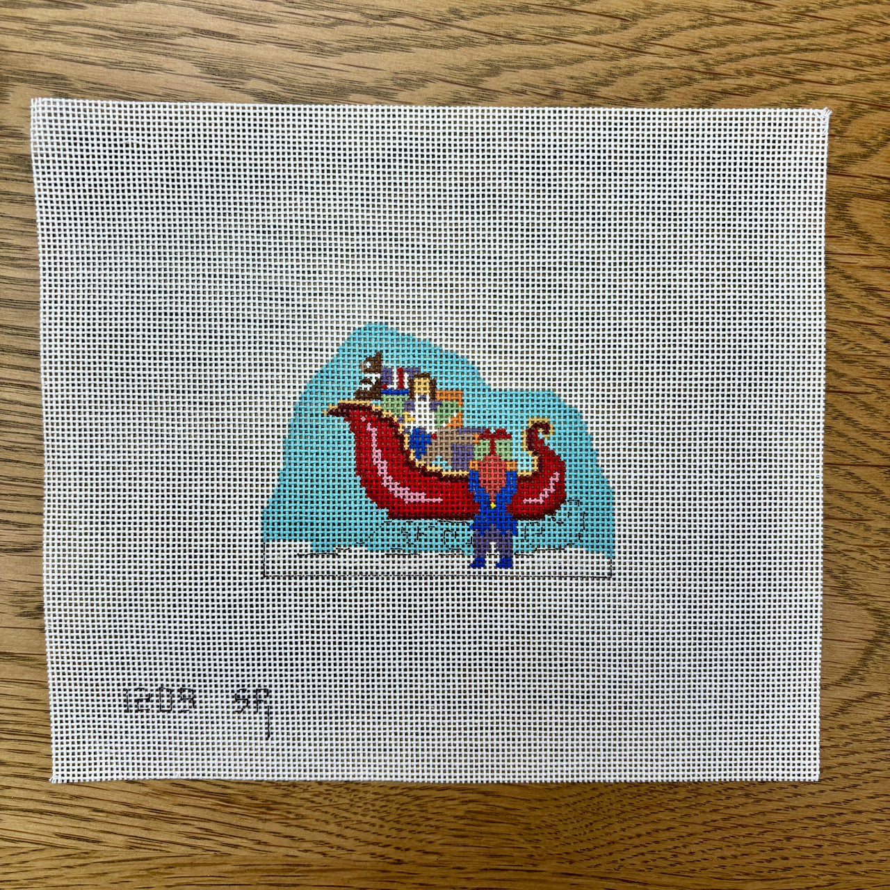 SR1209 Santa's Village, Elves Filling Sleigh - 18 mesh - TS