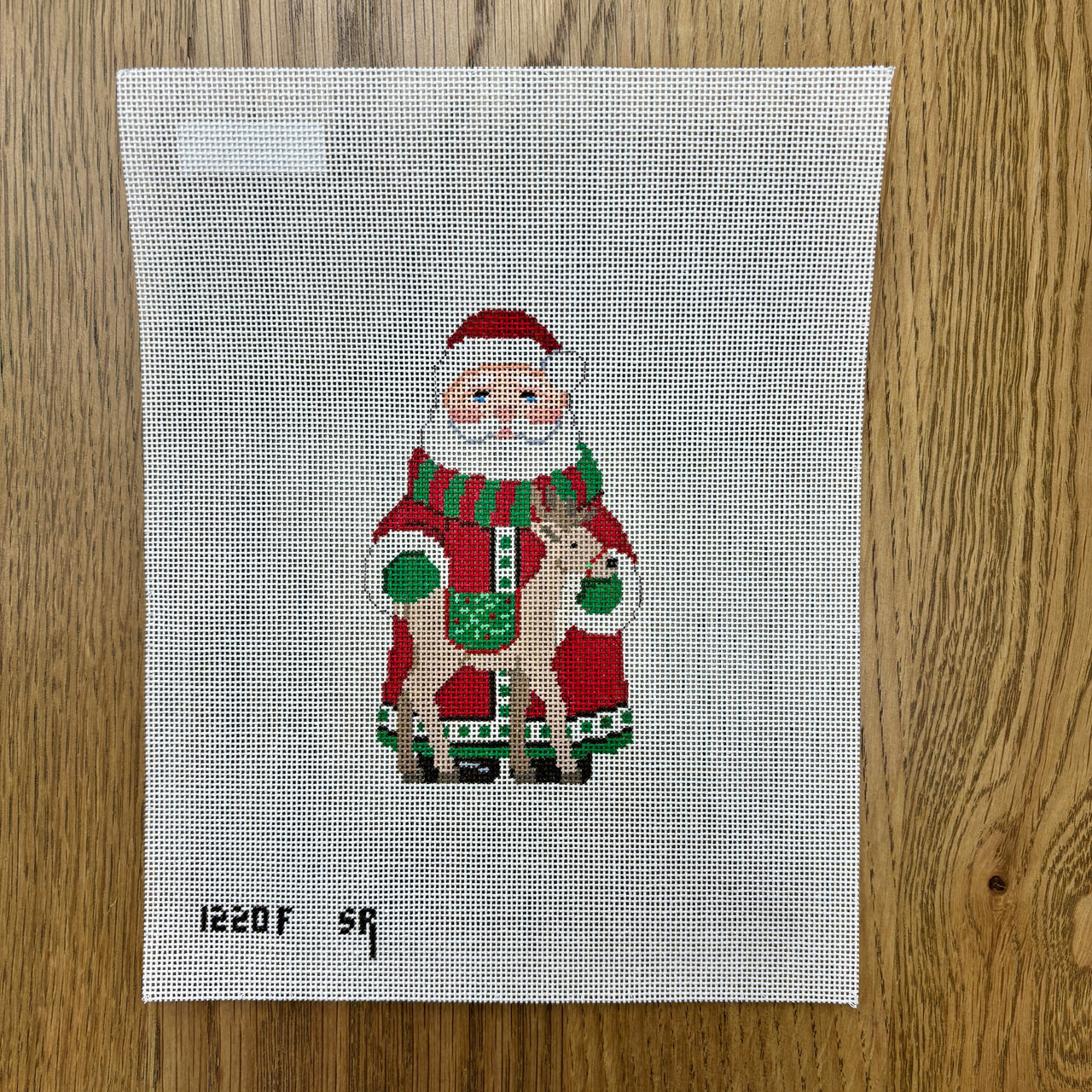 SR1220F Red Long Coat with Reindeer - 18 mesh - TS