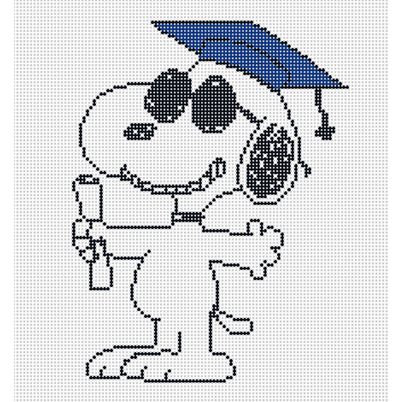 PNTS-GRAD03 PEANUTS Graduation - Snoopy Pose Canvas - SE