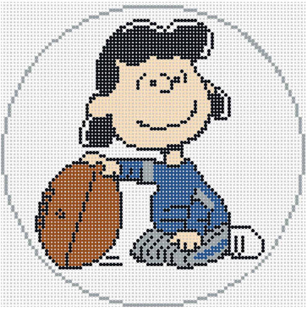 GSLUC1 PEANUTS Sports - Lucy with Football - SE