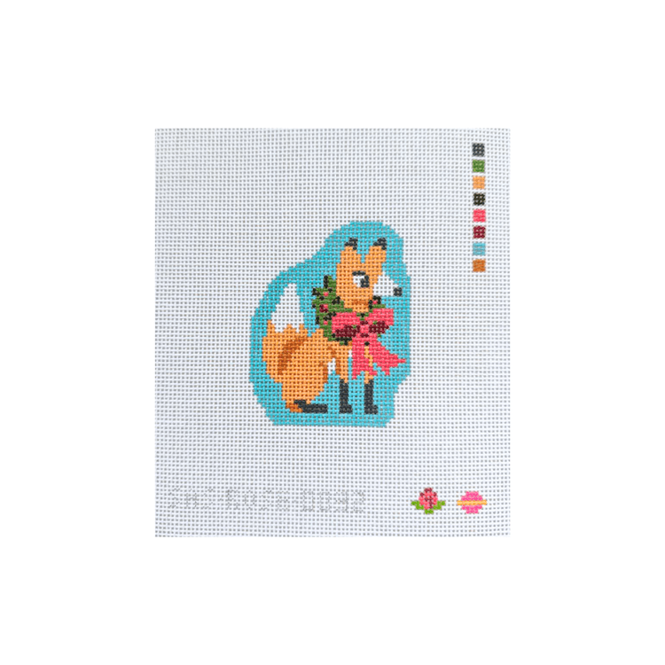 SAS-ROSE-032 Christmas Fox