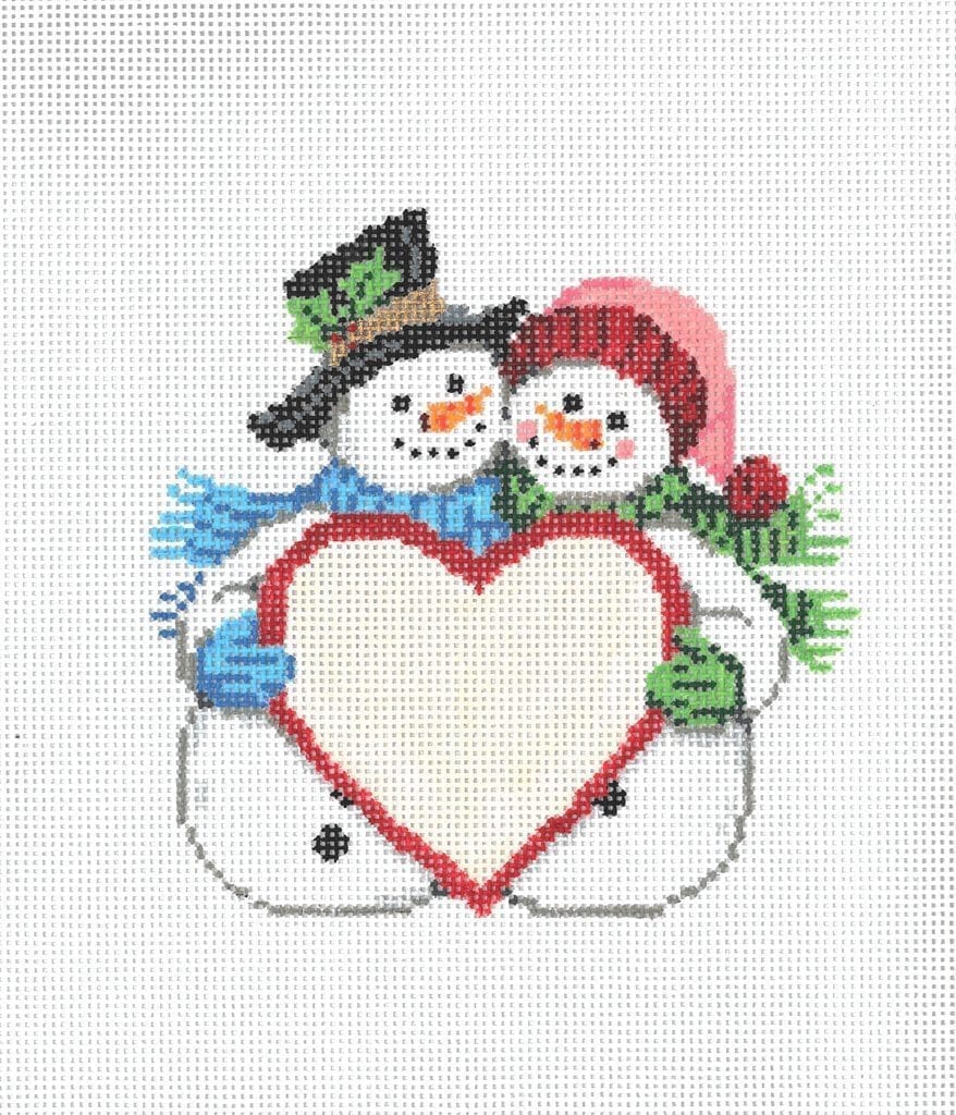 18-904 - Ornament Snowman Couple (O-22) - TS