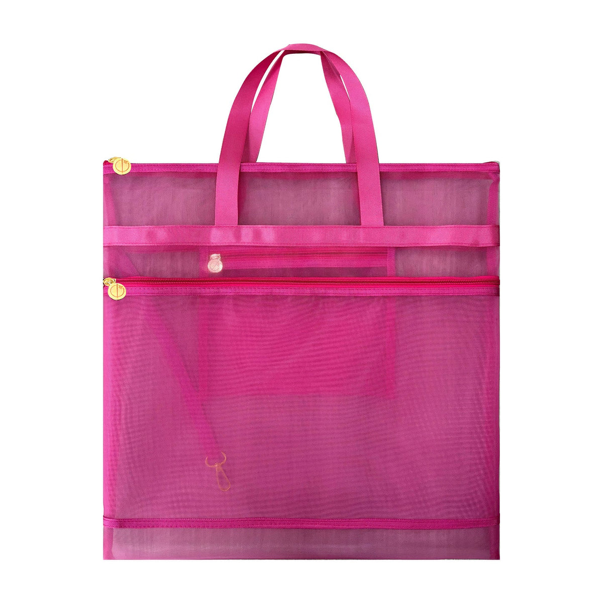 Project Bag - Double Zip with Handles and Tether - 18 x 18"