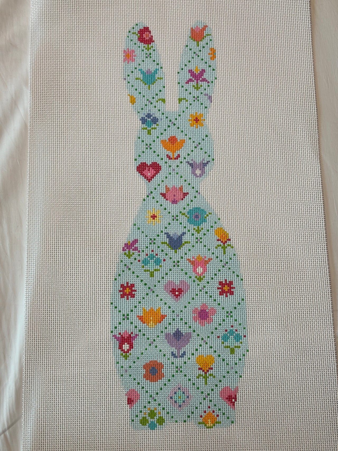 24-344 Blue Grid Bunny