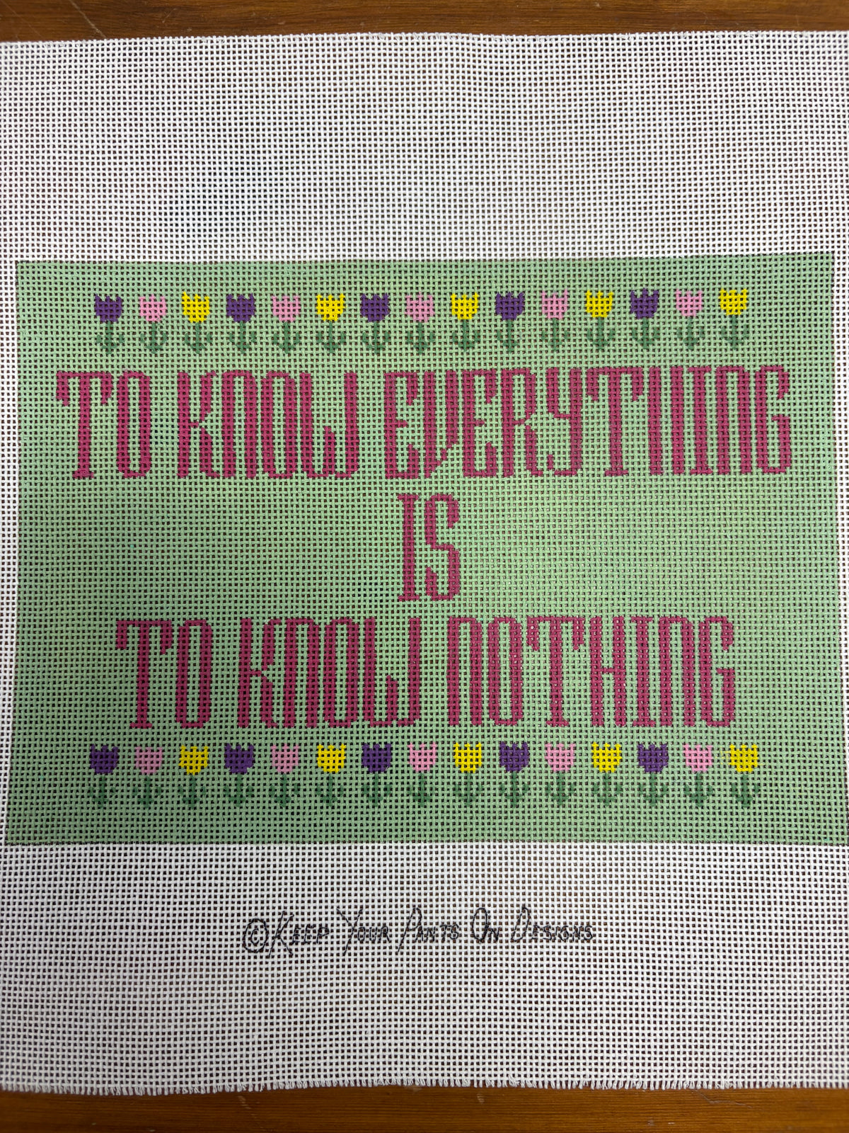 803 To Know Everything is to Know Nothing - TS