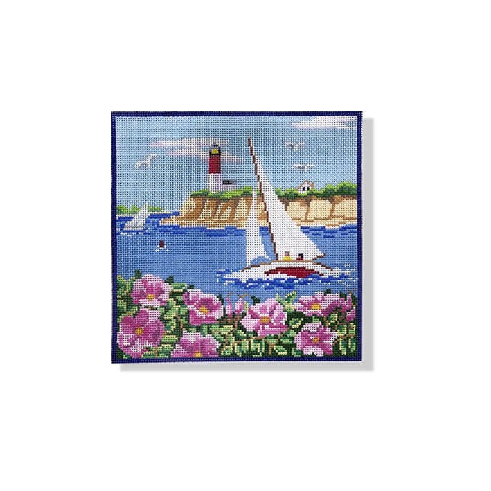MBM-PL35 Sailboat, Lighthouse, & Cape Roses - TS