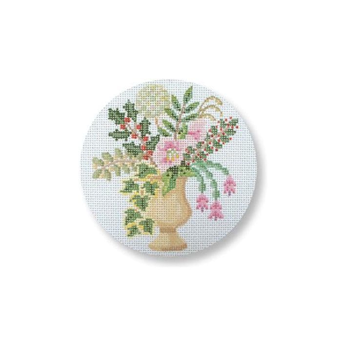 MBM-XO61 Vase of Holiday Flowers - TS