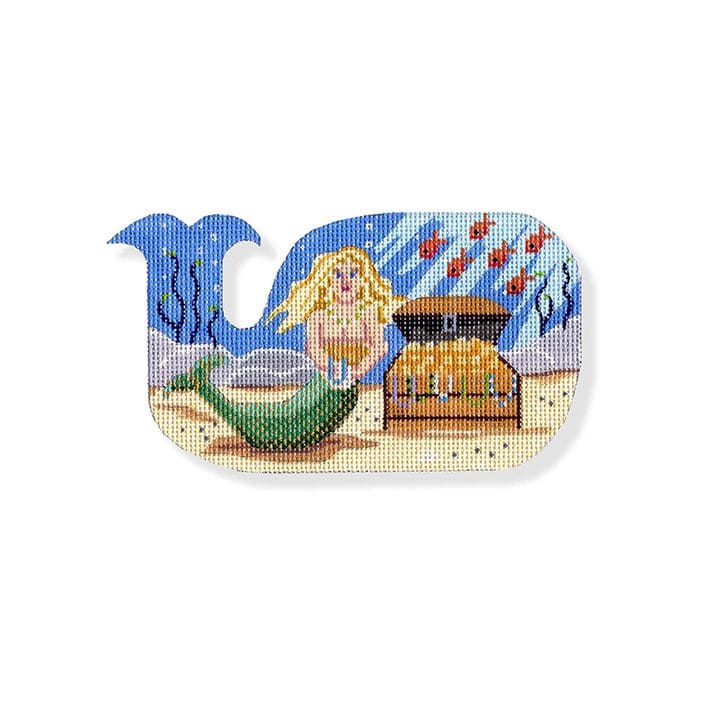 MBM-XO18 Mermaid w/Treasure Chest-Whale Shape - TS