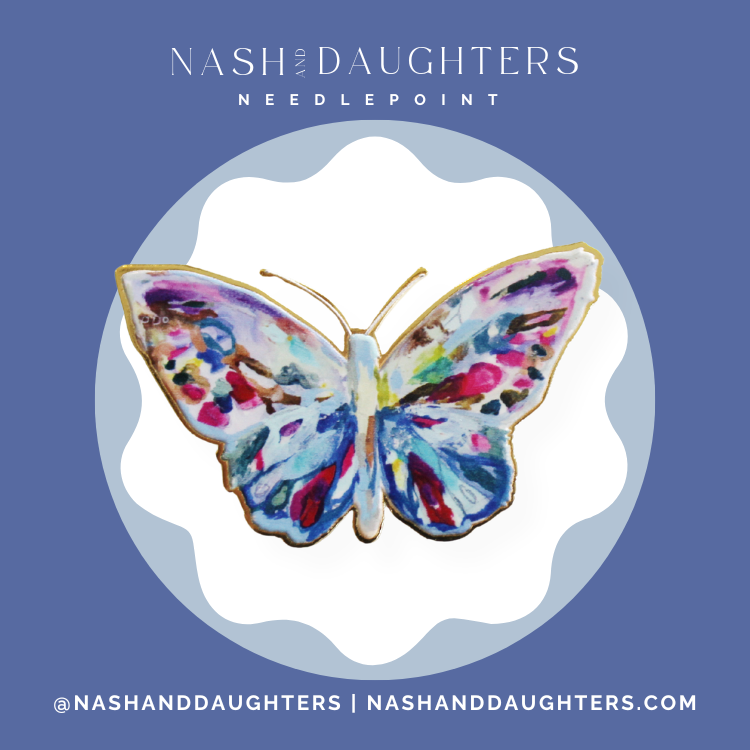 Butterfly Needleminder - Art by Sara Kay