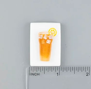 Iced Tea Fused Glass Needle Minder