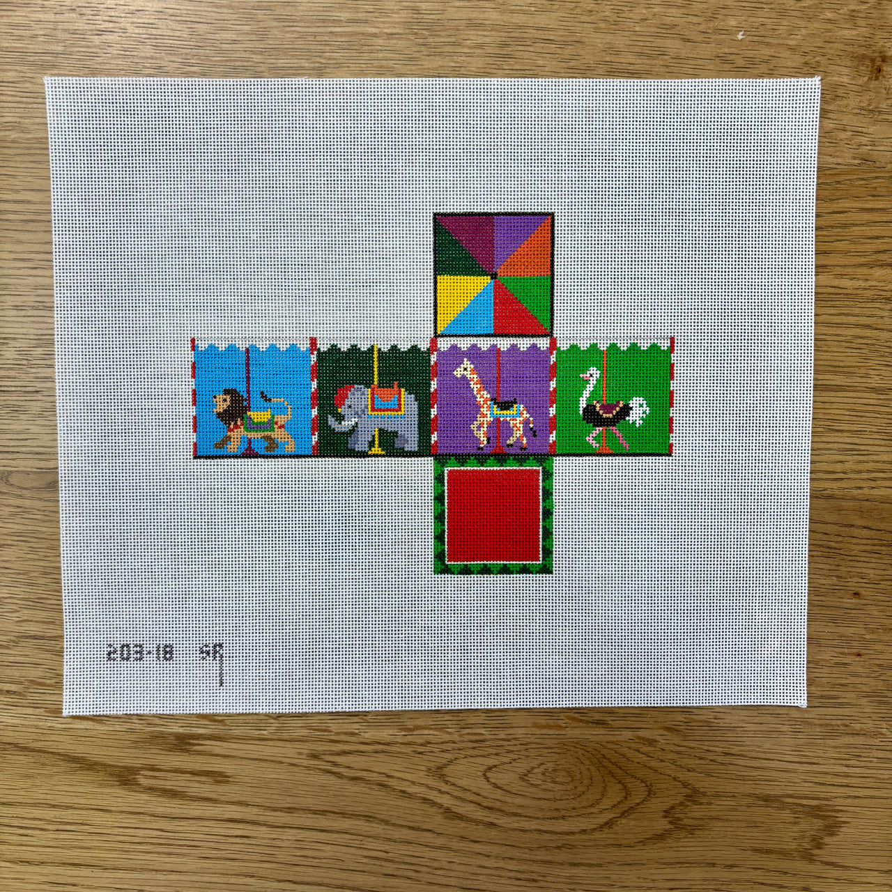 SR0203-18 Carousel, 2" Cube - 18 mesh - TS