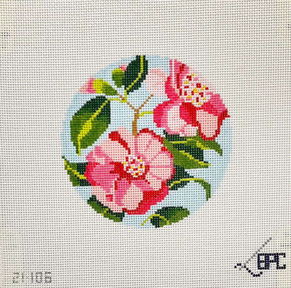 21-106 Camellia 4” round  - TS