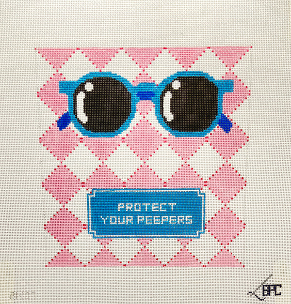 21-107 Protect Your Peepers Eyeglass Case  - TS
