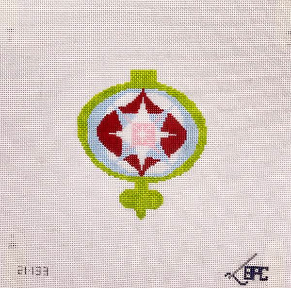 21-133 Retro Lime Ornament  - TS