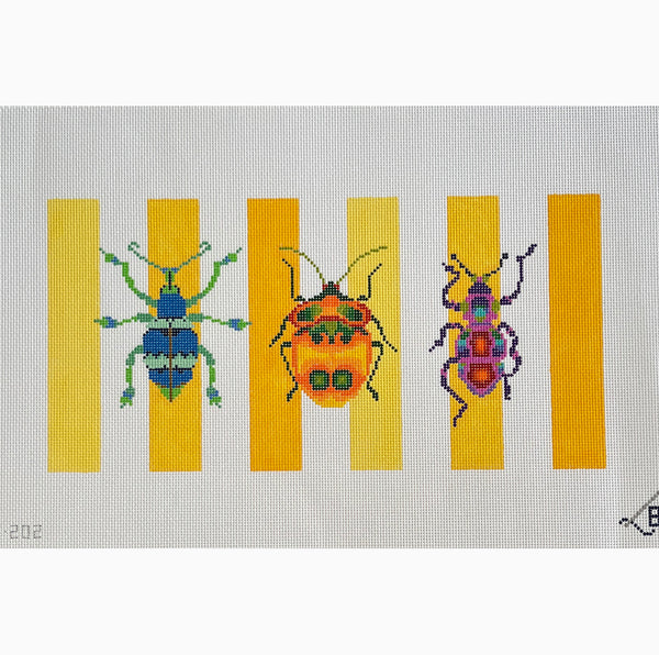 22-202  Three Bugs with Stripes  - TS
