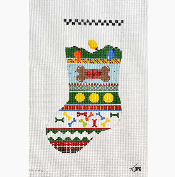 22-223 Dog Xmas stocking  - TS