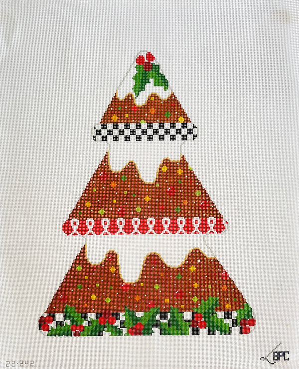 22-242 Holiday fruitcake tree  - TS