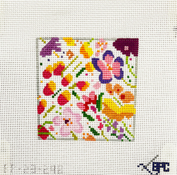 23-298 Peppy Floral 4" square  - TS
