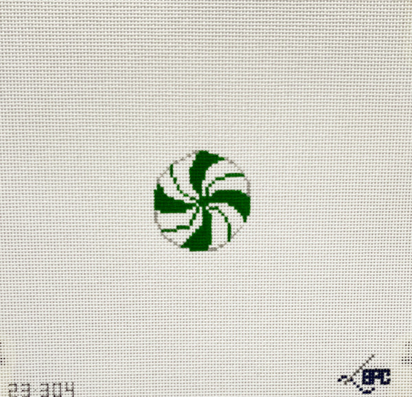 23-304 Micro green peppermint circle  - TS