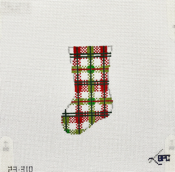 23-310 Micro plaid stocking  - TS