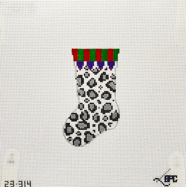23-314 Micro Animal Print stocking  - TS