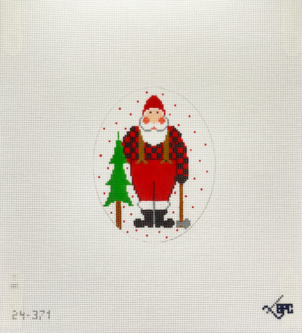 24-372 Lumberjack Santa Stand Up - TS