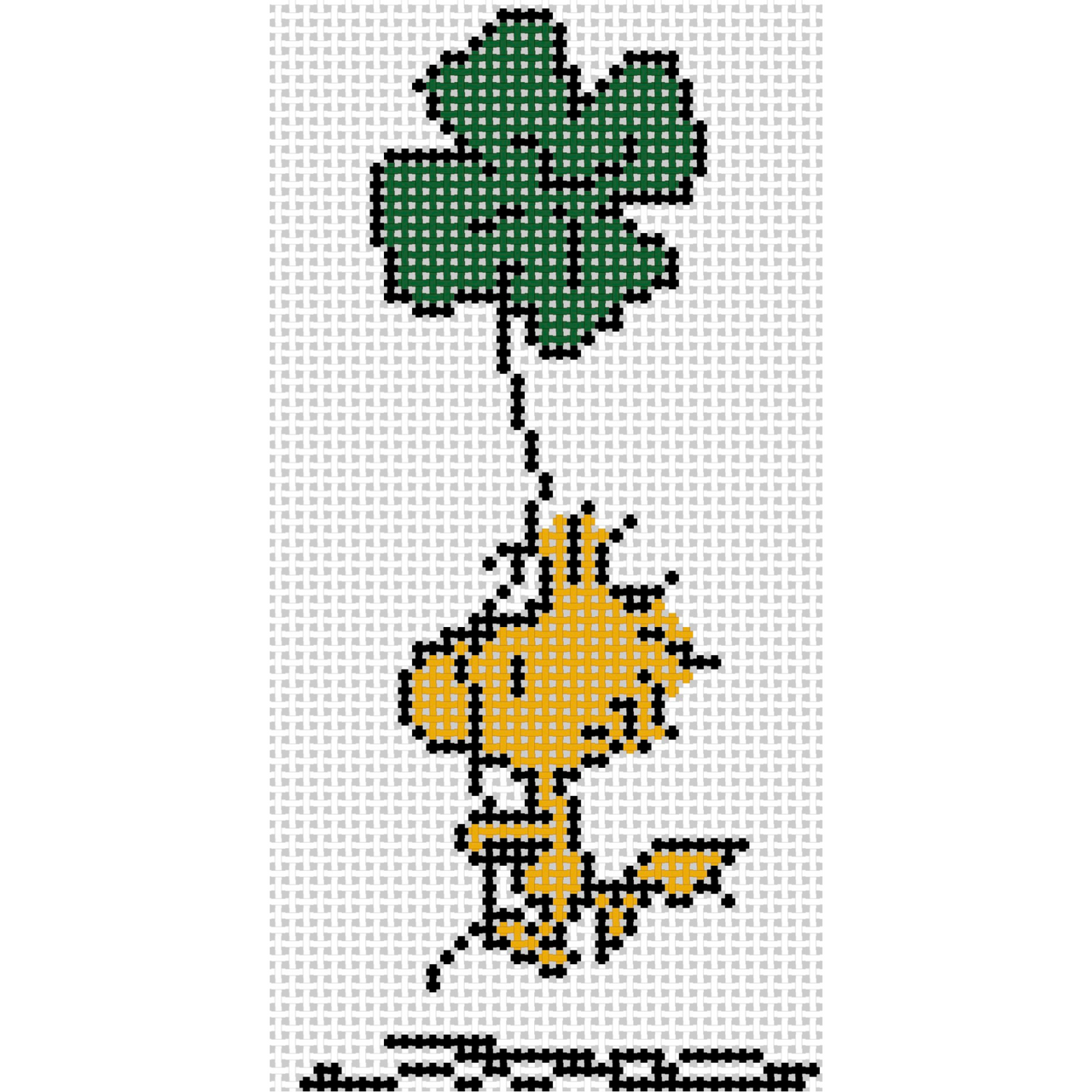 PNTS-STPAT02 PEANUTS St. Patricks Day - Woodstock with Shamrock - SE