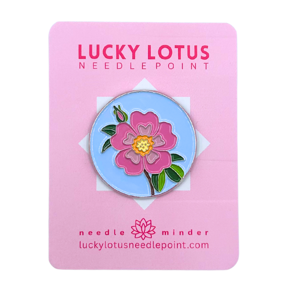 LLN-NM-011 Wild Prairie Rose IA ND Needleminder - SE