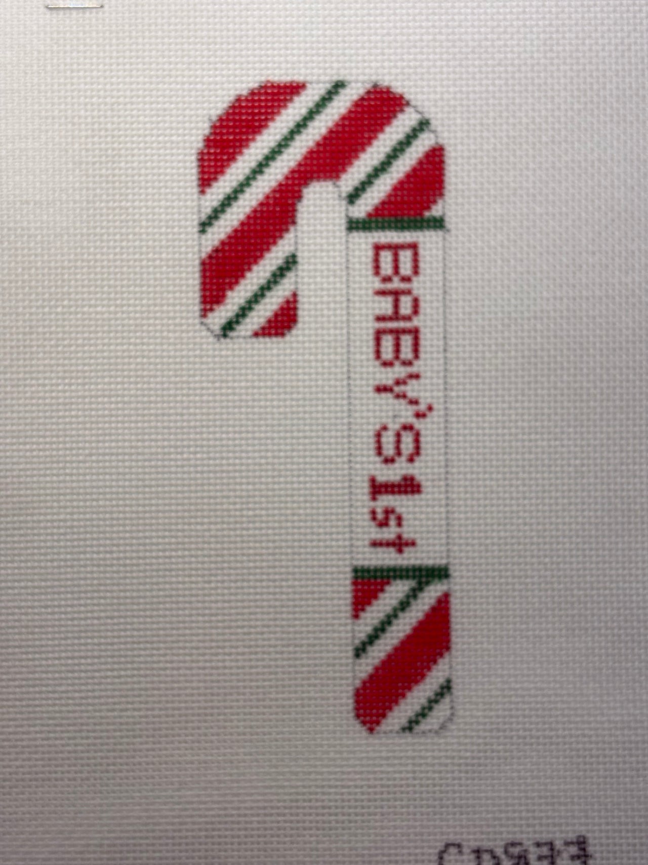 CD877 Baby's First Candy Cane - MKT3