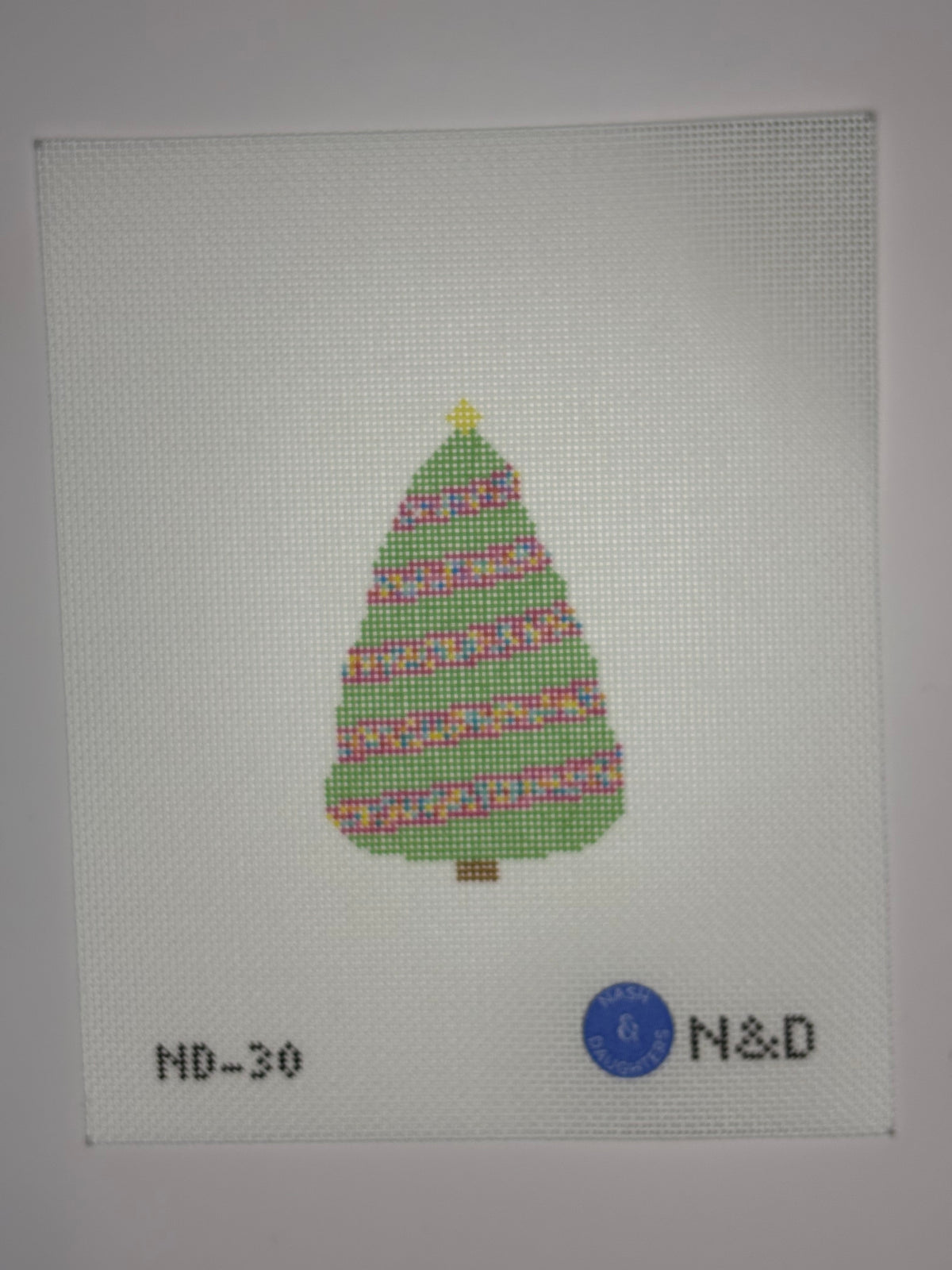 ND-90 Sprinkle Tree Canvas with Stitch Guide - MKT2