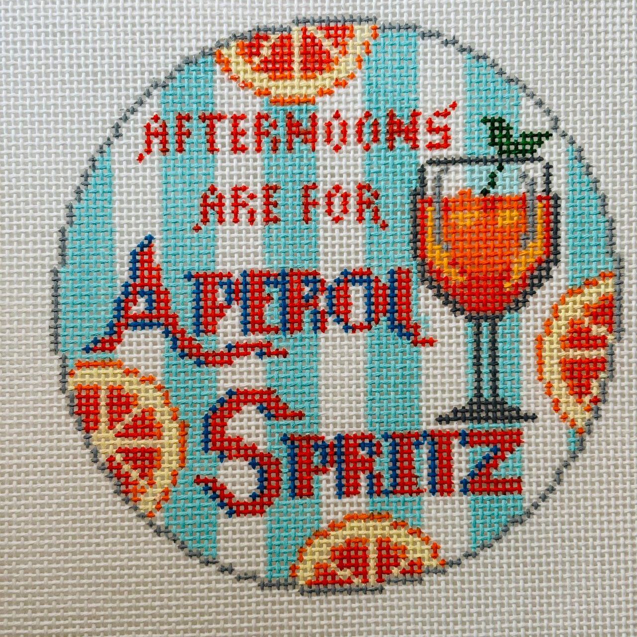 Happier Hour Coasters - Aperol Spritz