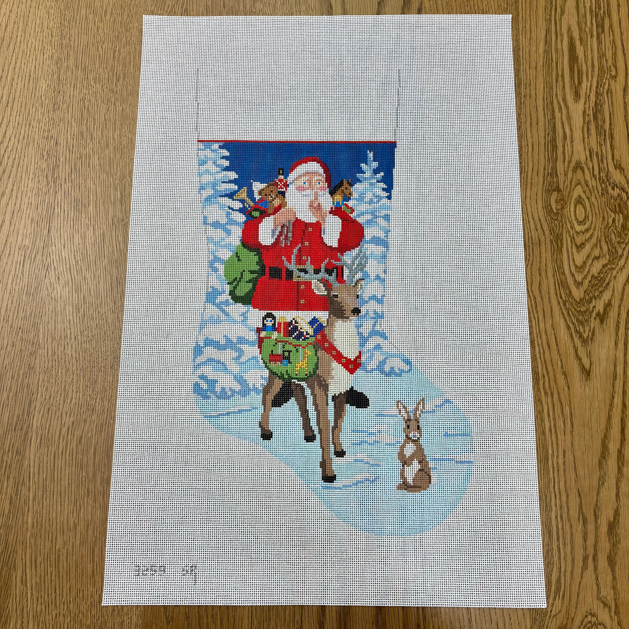 SR3259 Shh, Santa Reindeer Bringing Toys, Stocking - TS