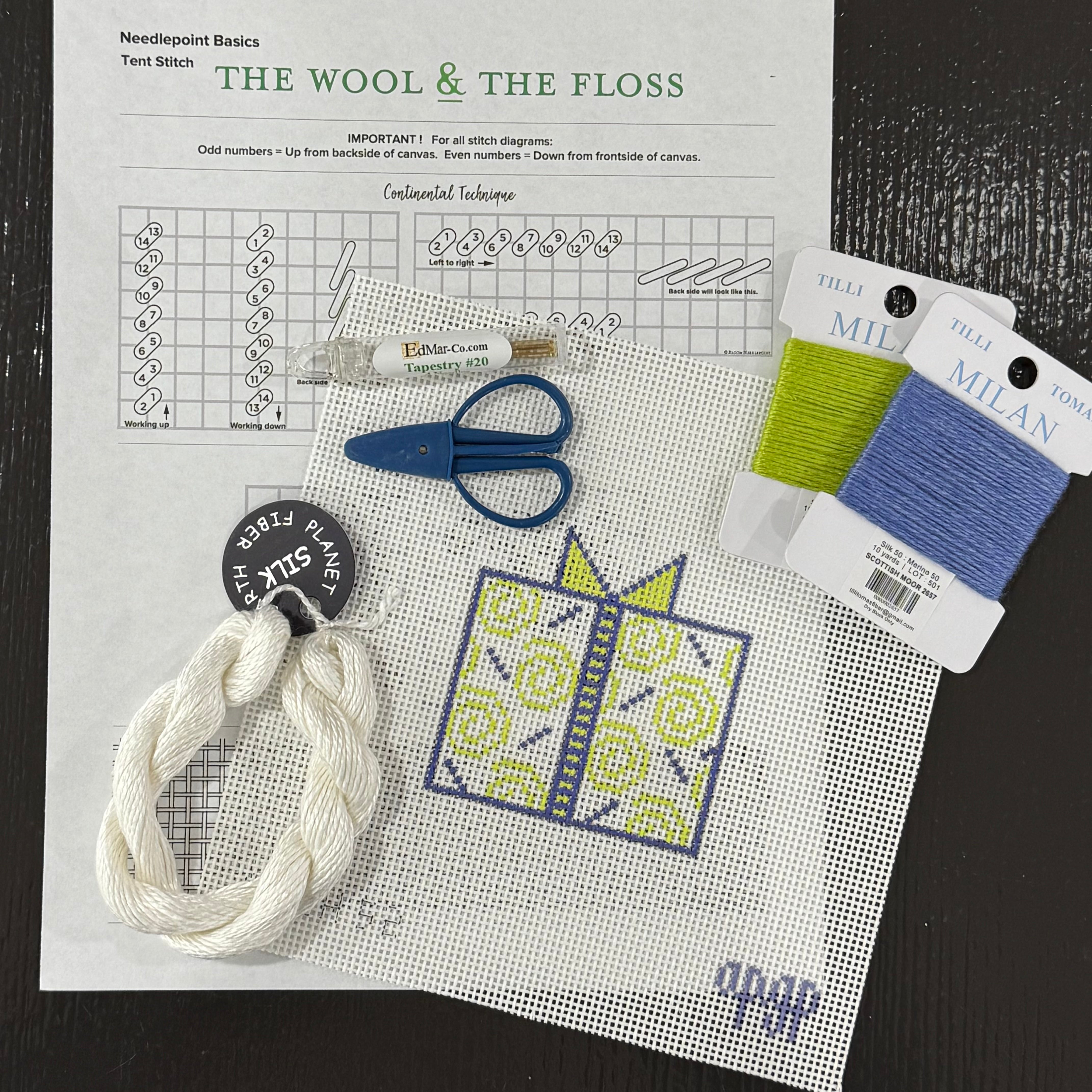 Beginner Kit - Navy and Lime Present