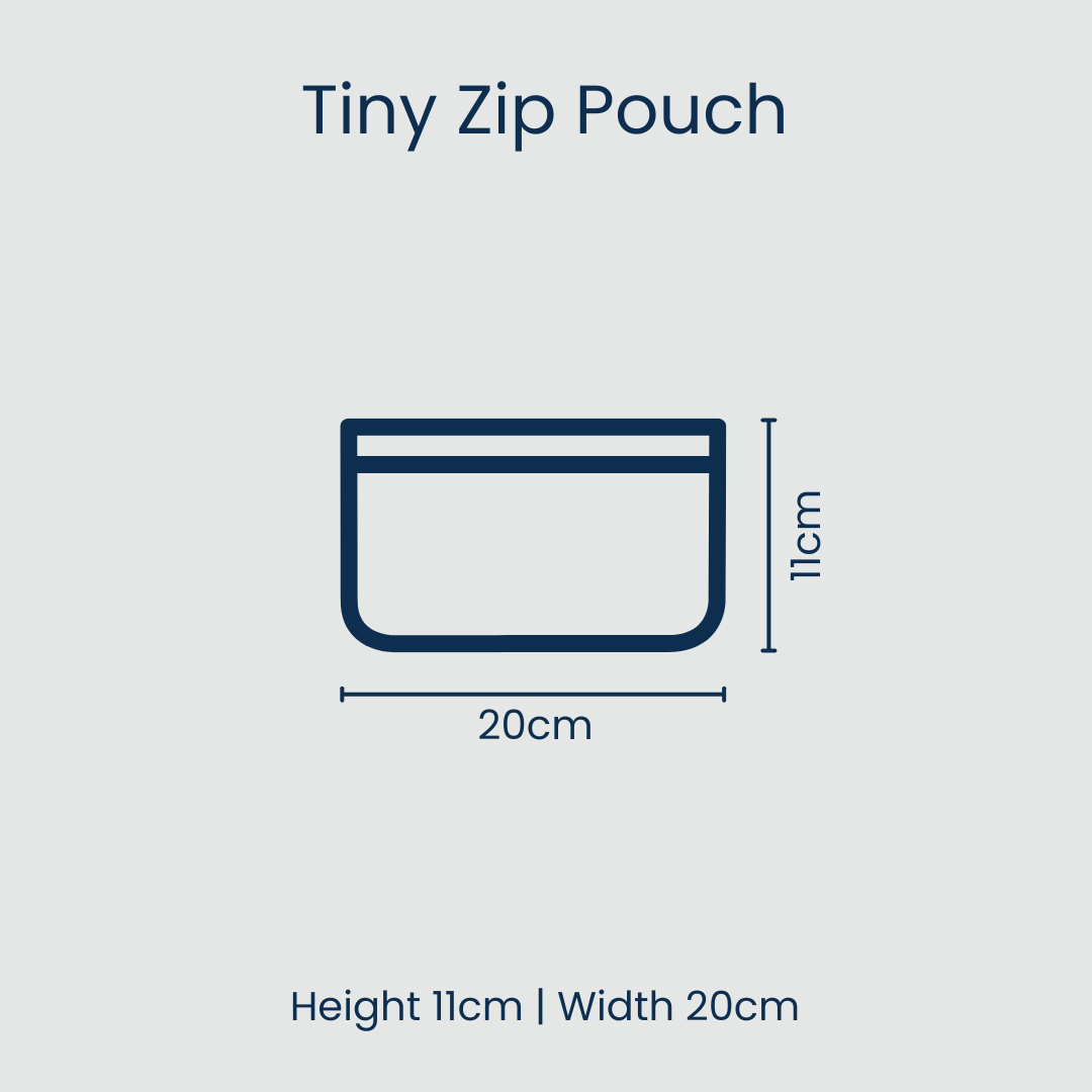 Clear Zip Pouch Bundle (x3 sizes)