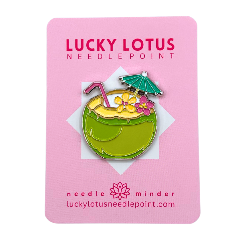 LLN-NM-014 Green Coconut Drink Needleminder - SE