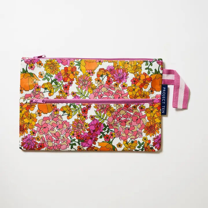 Recycled Multi-Compartment Zip Bag